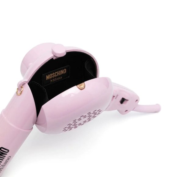 AW21 Moschino Couture Jeremy Scott Blow Dryer Mini Shoulder Bag w/Gold Chains - Picture 5 of 16
